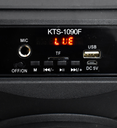 Parlante KTS-altavoz portátil inalámbrico de 8 pulgadas, altavoz de alta calidad con luz de color PARA Karaoke al aire libre, precio KTS-1090F img 2