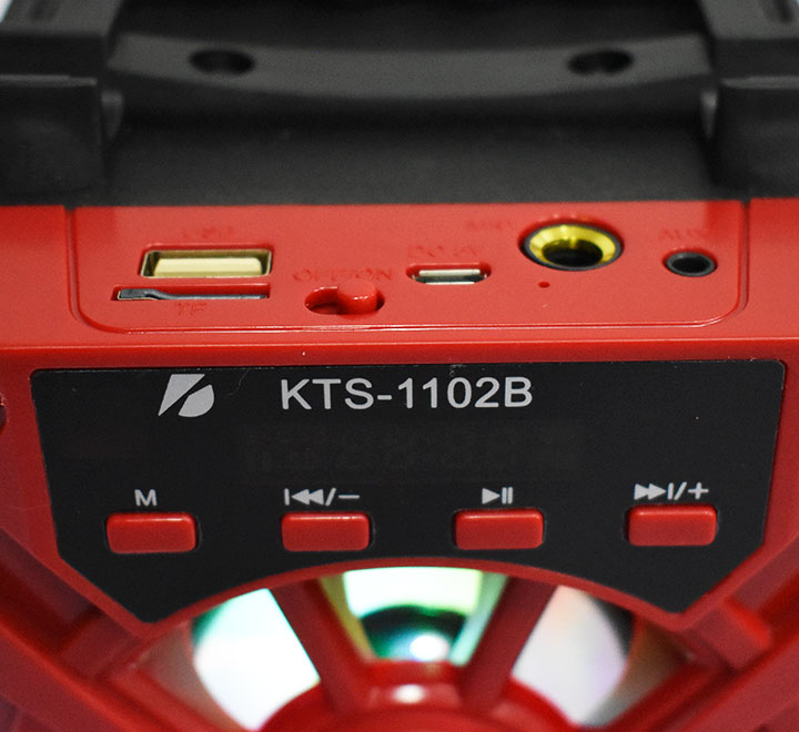 Parlante Altavoz Bluetooth inalámbrico portátil Karaoke KTS-1102 img 3