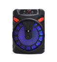 Parlante KTS-altavoz portátil inalámbrico de 8 pulgadas, altavoz de alta calidad con luz de color PARA Karaoke al aire libre, precio KTS-1090F video