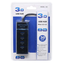 Hub 4 Puertos USB 3.0 5gbps Indicador Led Super Speed video