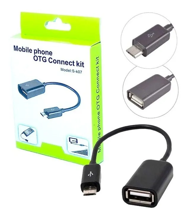 Adaptador Conector Otg  Micro Usb Con Colita