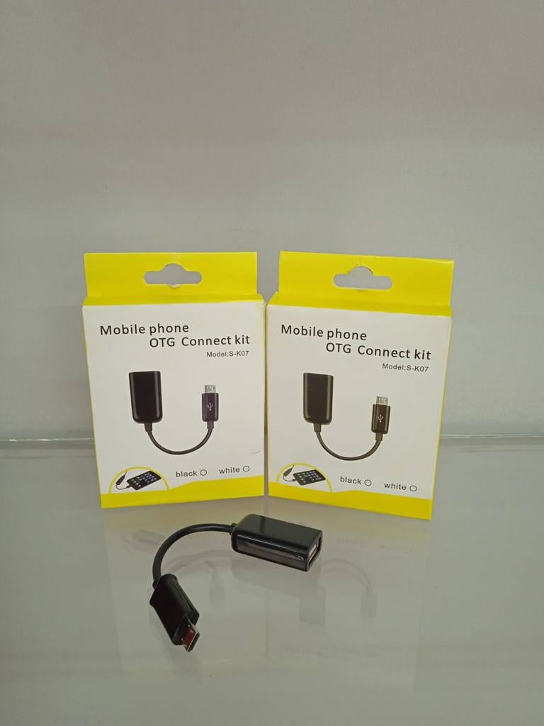 Adaptador Conector Otg  Micro Usb Con Colita