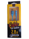 Cable De Datos Tipo V8 Micro Usb De Carga Rapida 2.8 A Marc. Dw Mod. Tcd246