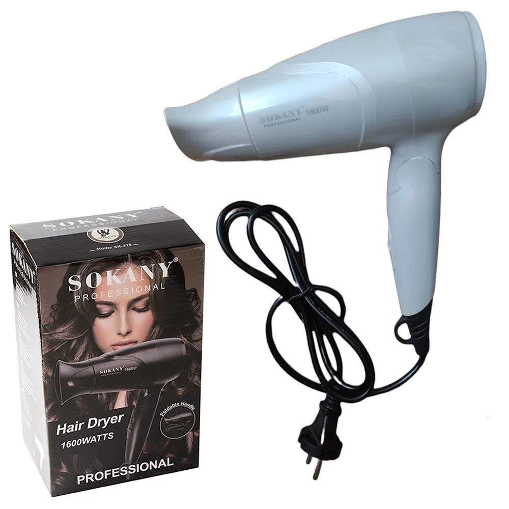 Secadora De Cabello Marca Sokany. 1600W