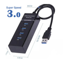 Hub 4 Puertos USB 3.0 5gbps Indicador Led Super Speed img 2