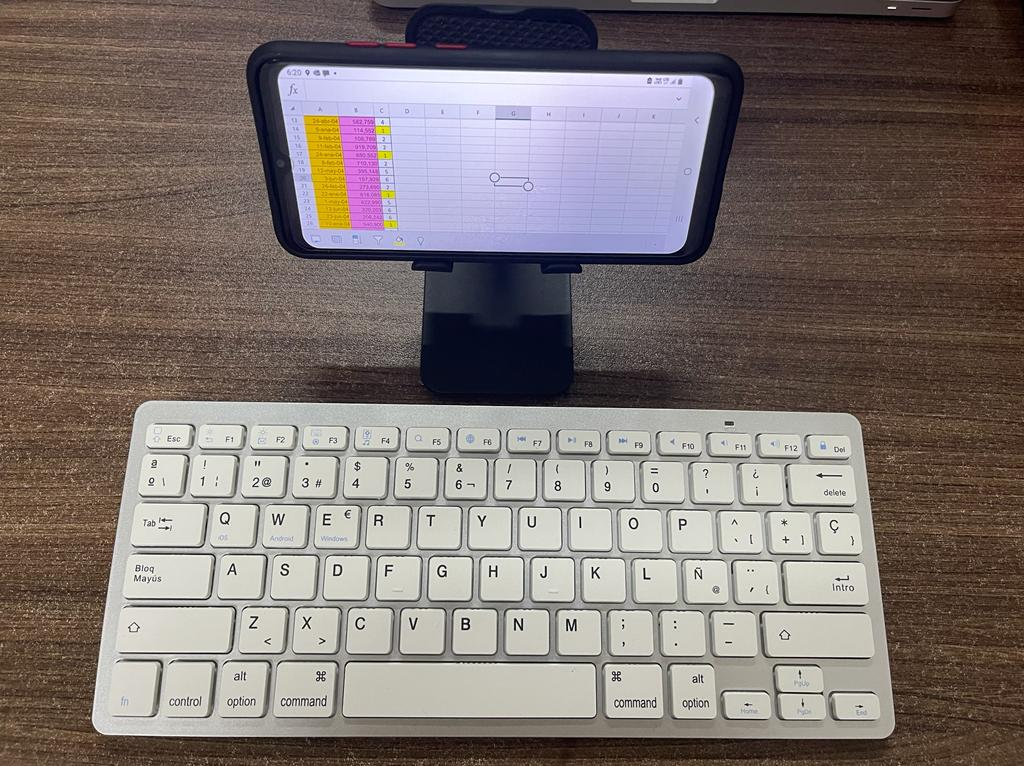 TECLADO BLUETOOTH PARA TABLET O CELULAR img 2