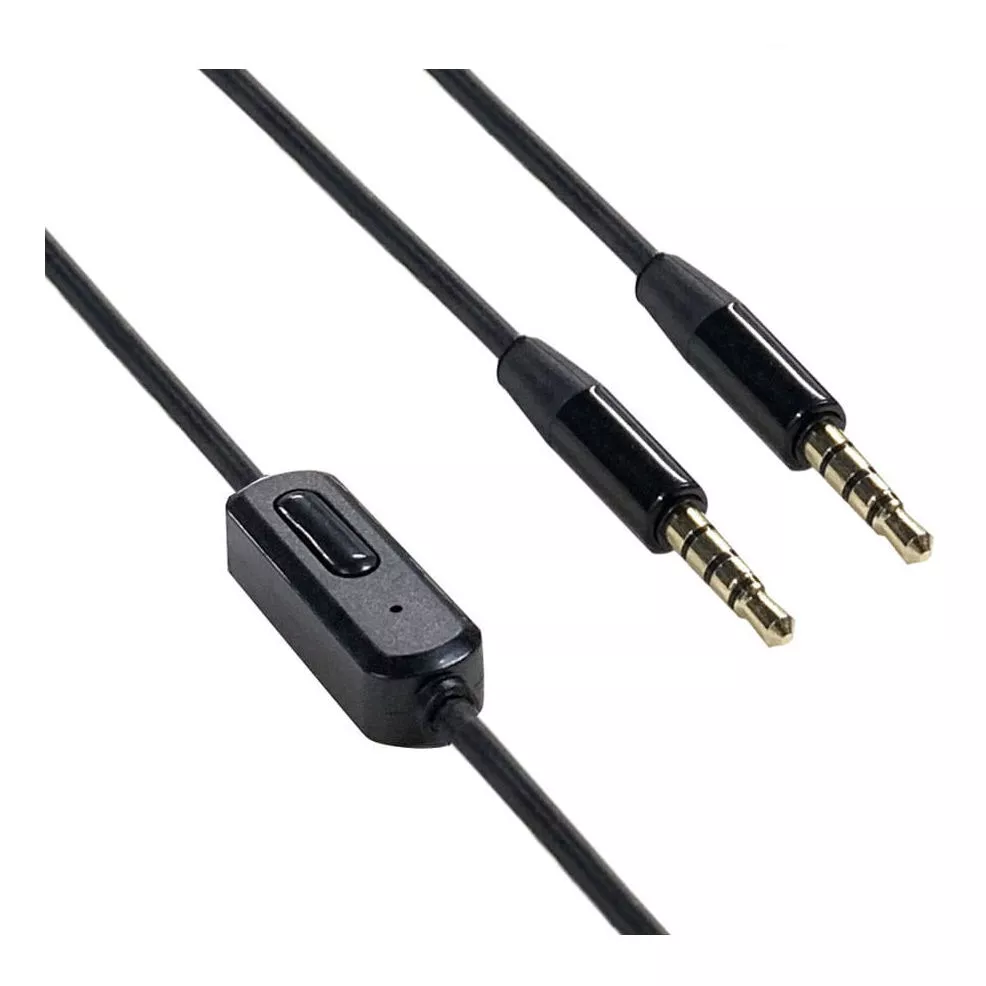 Cable Para Audífonos 3.5mm con Micrófono Integrado, 1.20m