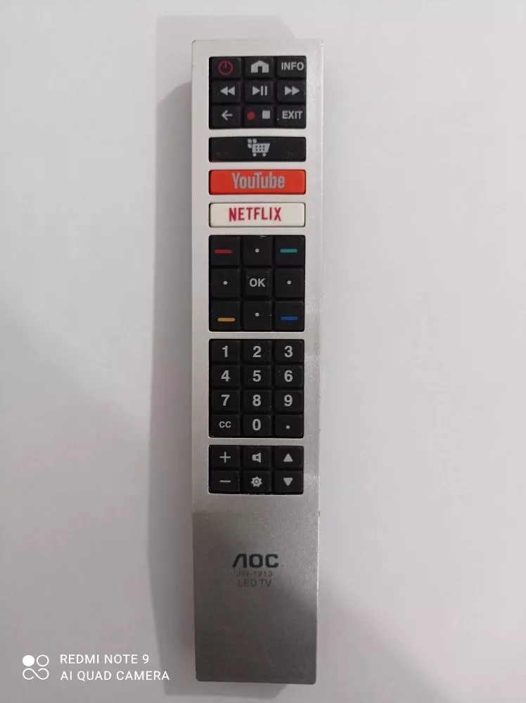 Control Remoto Tv Aoc Smart Tv Youtube Y Netflix