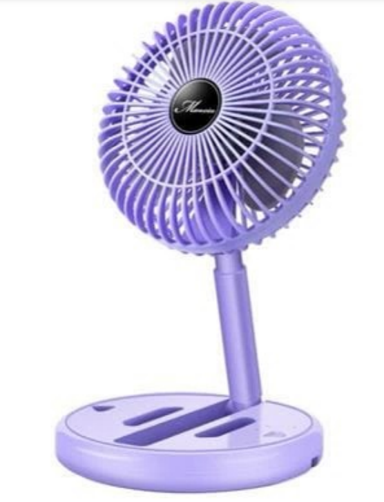 ventilador eléctrico plegable y cómodo, Mini ventilador portátil multicolor