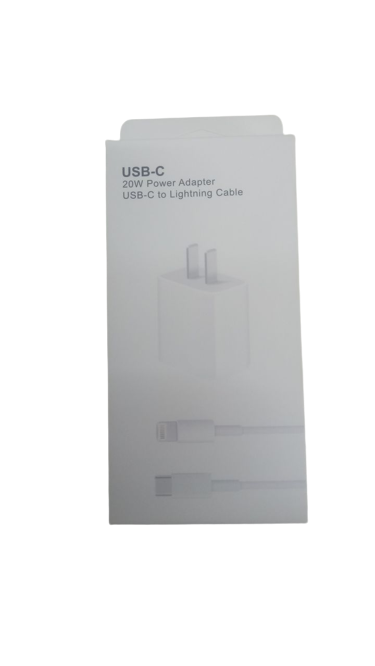 Cargador De Iphone 20W Usb-C A Lightning