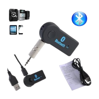 Receptor Adaptador Bluetooth Con bateria Para Auto radio Y EQUIPOS