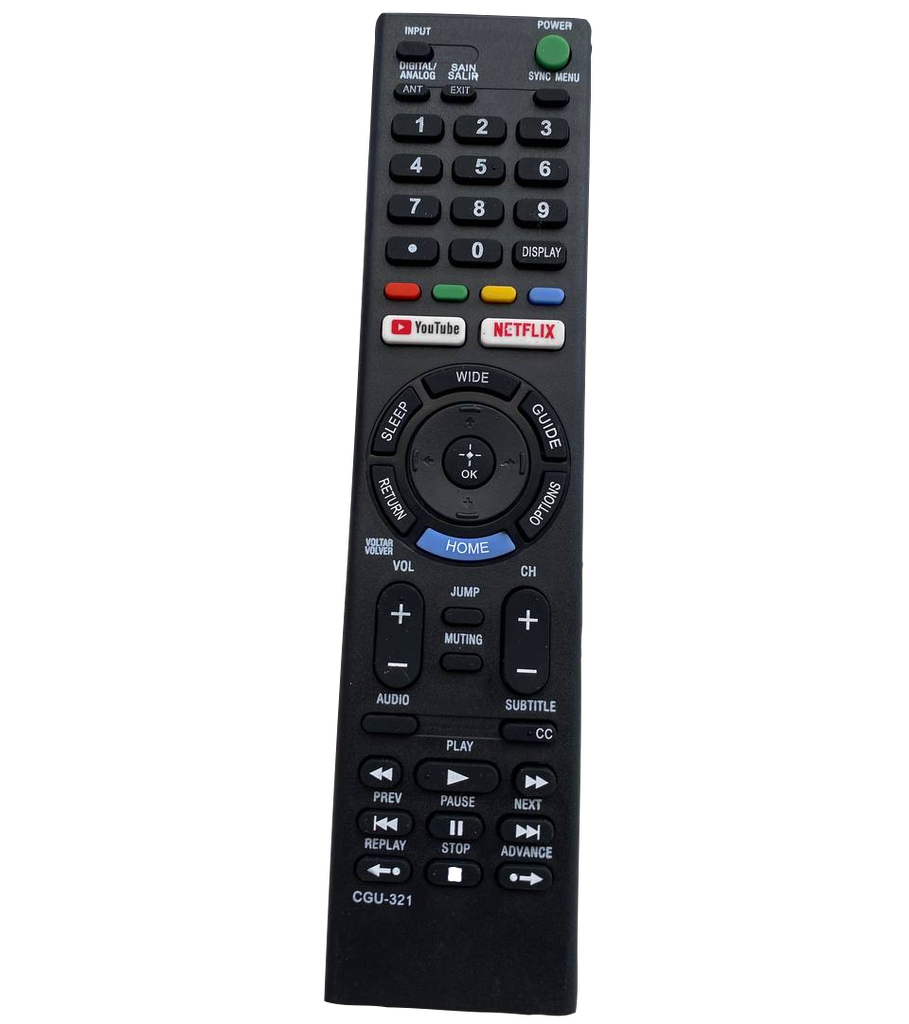 Control Remoto Compatible Para Sony Tv Led Con Youtube/Netflix Botones, 3D