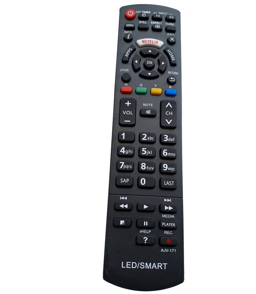 Control Remoto Compatible Para Tv Panasonic Lcd/Led (Botón Netflix)