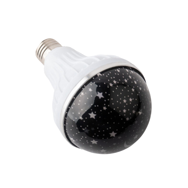 Foco Led Multicolor Proyector Luz D Noche De Estrella Y Luna