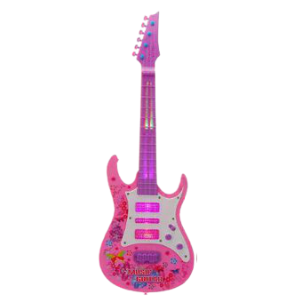 Guitarra Rock And Roll Musical Style Rosado
