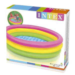 Piscina Tricolor Intex 1.14Cm X 25Cm Patio O Casa