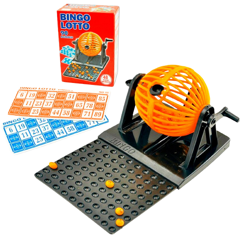 Bingo Machine Nuevo Juego De Mesa Set Mat. Plastico