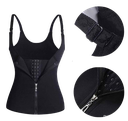 [0000000488] Chaleco Corsé Mujer Cremallera Body Shaper Termica Reductora Cintura Avispa