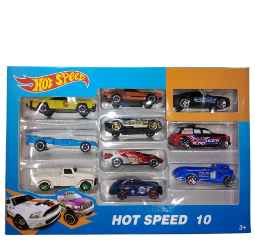 Hot  Speed Set De 10 Coches