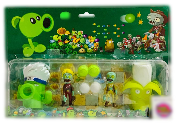 Juguete Set De Plants Vs Zombies