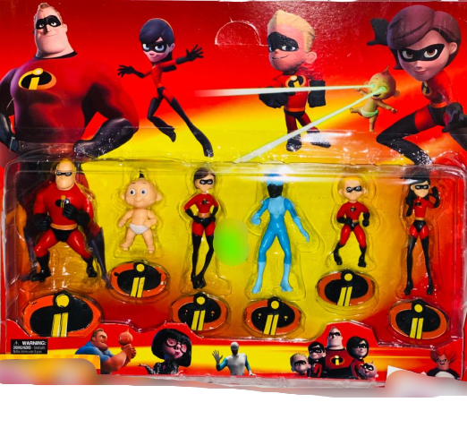 Juguete Set De Figuras De Colección De Los Increíbles