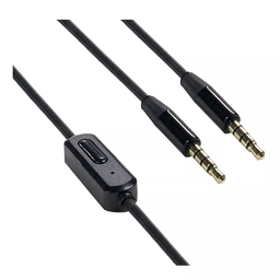 [0000001525] Cable Para Audífonos 3.5mm con Micrófono Integrado, 1.20m