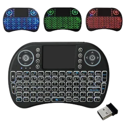 [0000000155] Control con Mini Teclado Iluminado Touchpad Para Smart Tv Pc Android Tv