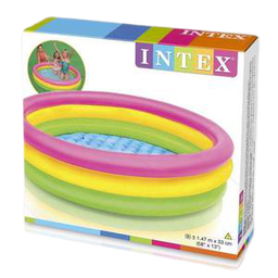 [0000000364] Piscina Tricolor Intex 1.14Cm X 25Cm Patio O Casa