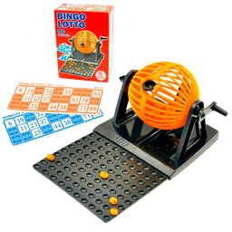 [0000000453] Bingo Machine Nuevo Juego De Mesa Set Mat. Plastico