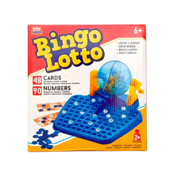 [0000000456] Bingo Neo Machine Nuevo Juego De Mesa Set Mat. Plastico Tamaño Mediano
