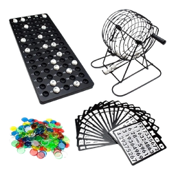 [0000000457] Bingo 90 Bolas Juego Mat. Metal Tamaño Grande