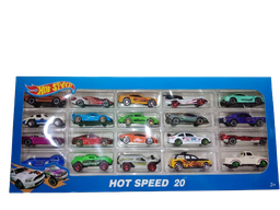 [0000000574] Hot Speed Caja De 20 Autos Carritos Surtidos Pistas Mattel
